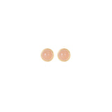 Lotus 18K Gold Studs w. Moonstones