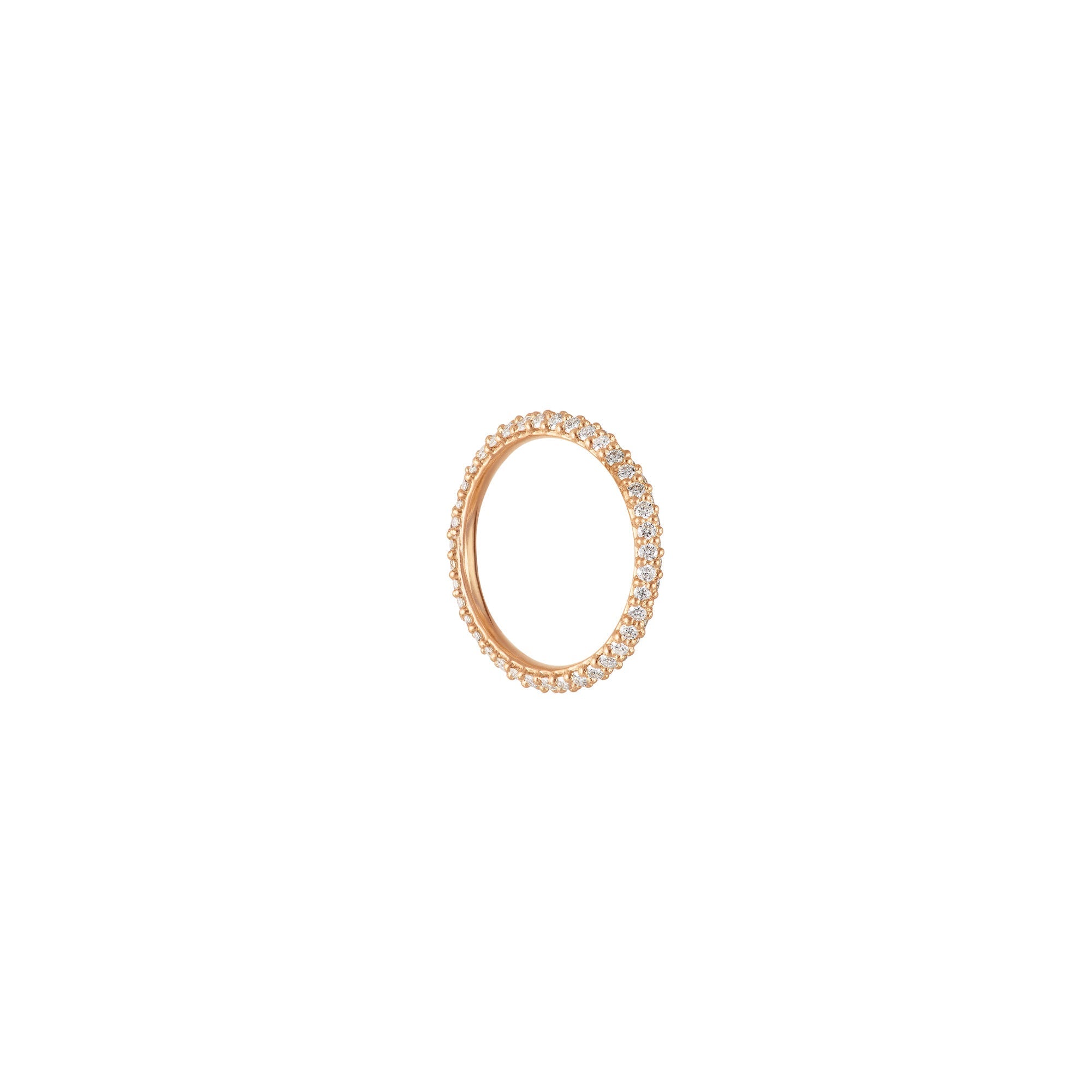 Big Nature 18K Gold Earring-pendant w. Diamonds