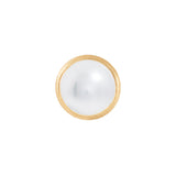 Lotus 18K Gold Studs w. Pearls