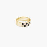 Illusion 18K Gold Ring w. Lab-Grown Diamonds