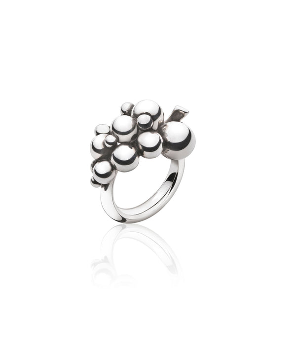Georg Jensen | Small Moonlight Grapes Silver Ring