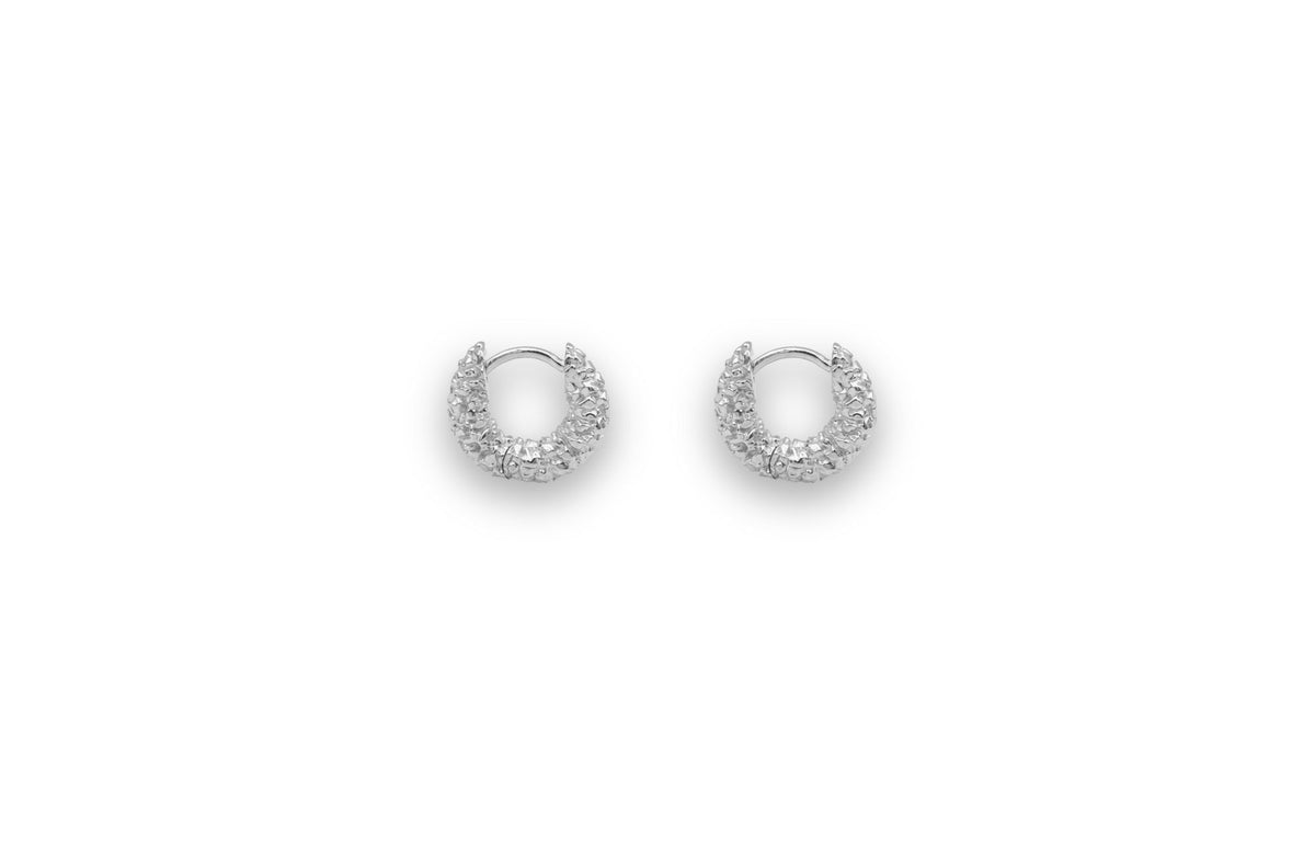 IX Zoe Silver Hoop