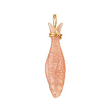 Young Fish 18K Guld Vedhæng m. Blush Fisk