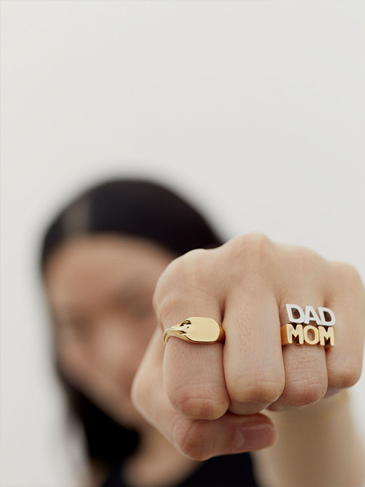 Edan vergoldeter Ring