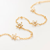 Shooting Stars Collier 18K Gold Necklace w. 0.81ct Diamonds