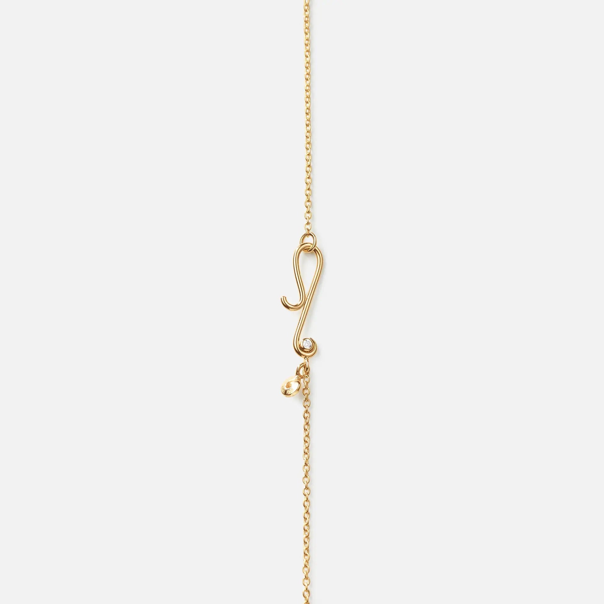 Collier 18K Guld Halskæde m. Diamanter