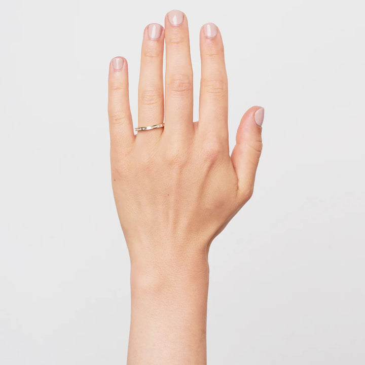 Ora 14k Guld Ring m. Diamanter