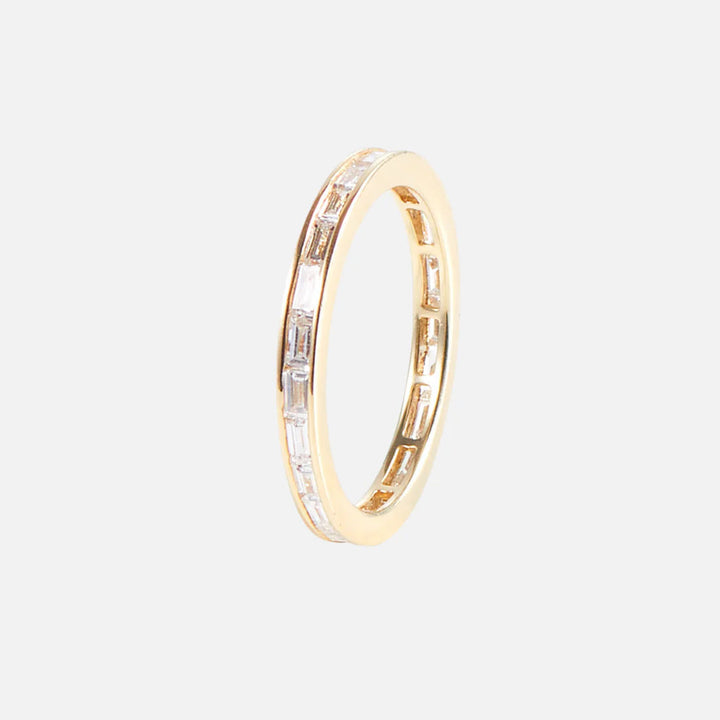 Ora 14k Guld Ring m. Diamanter