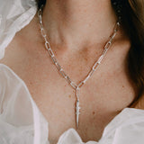 Alligator Silver Necklace