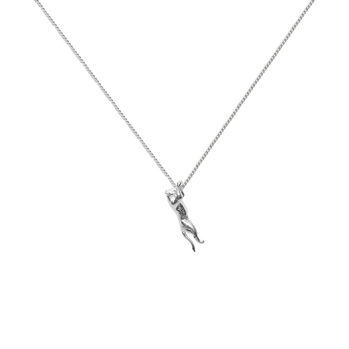 Lioness Silver Necklace