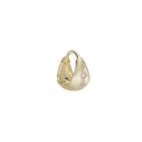 Mini Dôme Diamant Scatter 9k Guld Hoop m. Diamanter