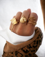 Claw Gold Plated Ring