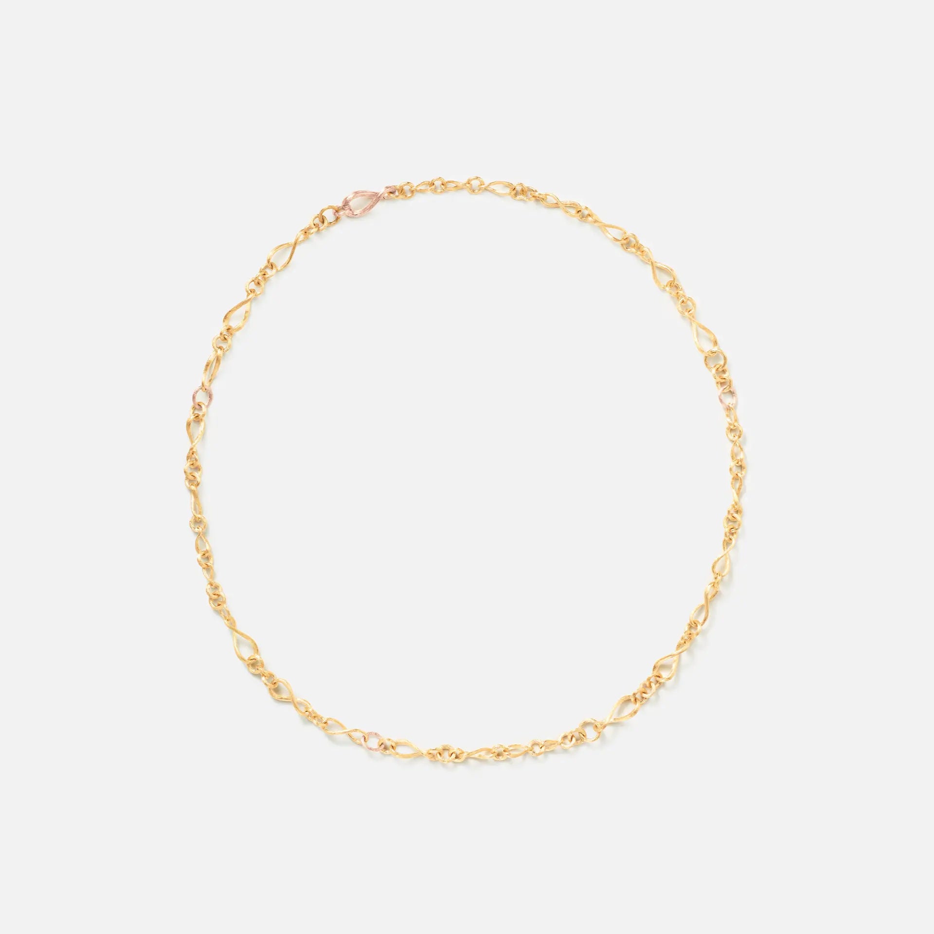 Love Mini 18K Gold & Rosegold Necklace
