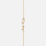 Collier 18K Gold Necklace w. Diamonds