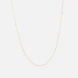 Collier 18K Gold Necklace w. Diamonds