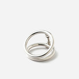 Clip Thick S Silver Earring