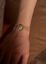 Celestial Star Vermeil Kæde Forgyldt Armbånd m. Zirkon