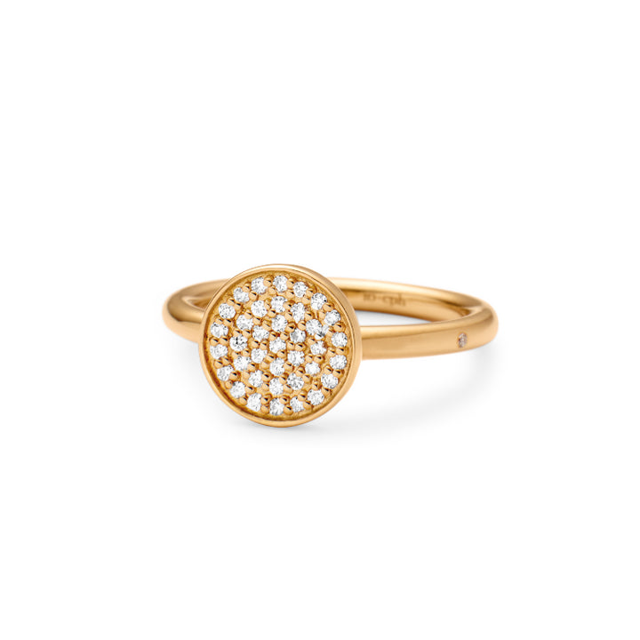 Rock Big Goldring aus 18K I Diamanten