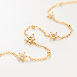 Shooting Stars Collier 18K Gold Necklace w. 0.81ct Diamonds