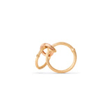 Nature 18K Guld & Rosaguld Ring