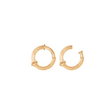 Small Nature 18K Gold Clip-on Earrings