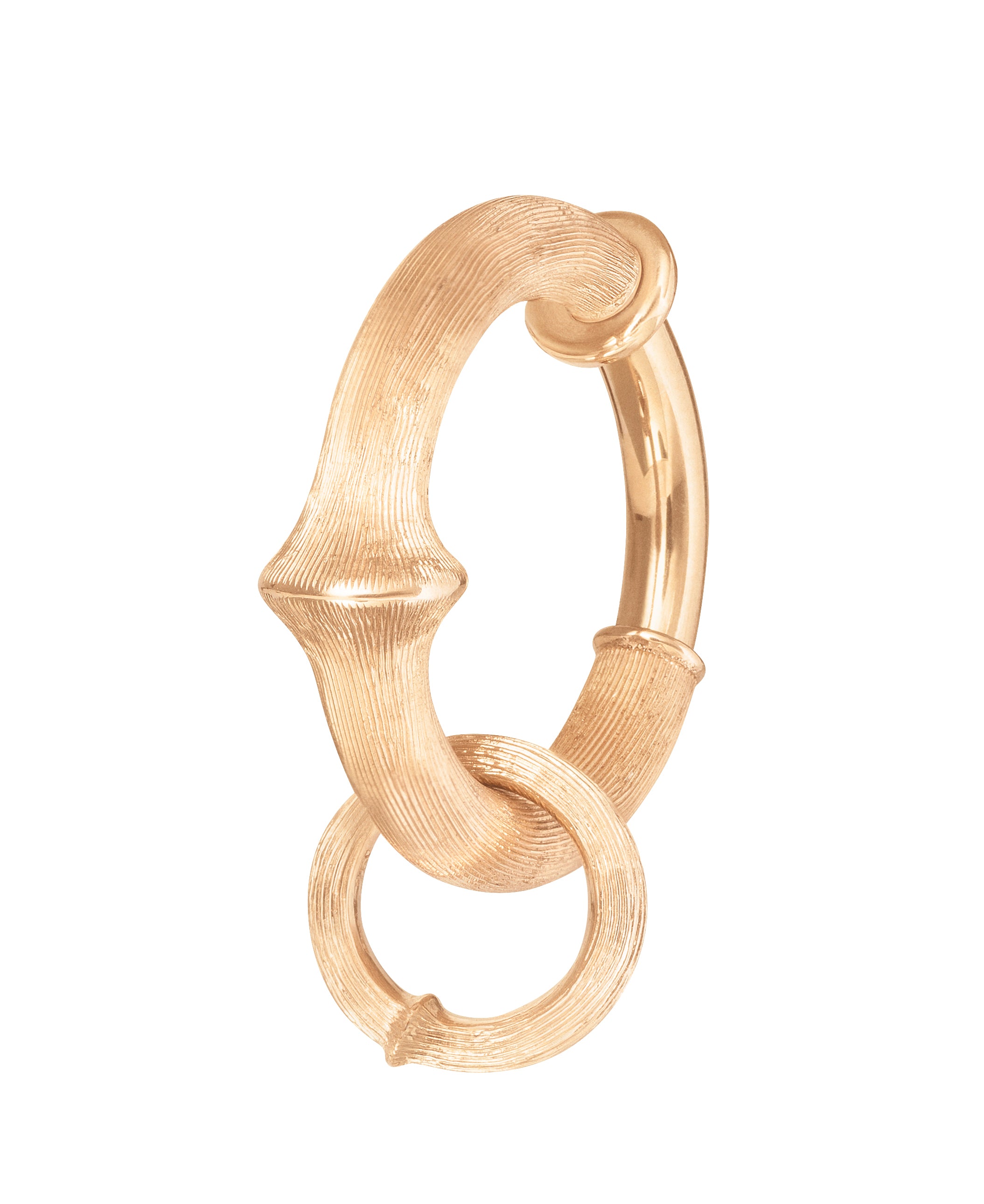 Nature 18K Guld Ørering-vedhæng