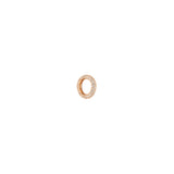 Small Nature 18K Gold Earring-pendant w. Diamonds
