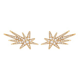 Funky Shooting Stars Ohrstecker 18K Gold mit Diamant