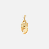 Young Fish Medium Claw 18k Gold Anhänger