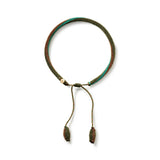 Life Mocha Blue & Brown 18K Gold Bracelet