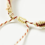 Life Seashell Red & Yellow 18K Gold Bracelet