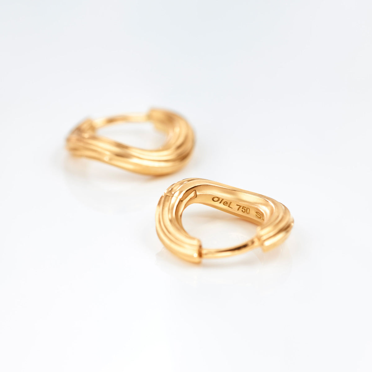 Under The Sea Mini 18K Gold Hoops