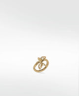 Leaf 14K Gold Earring w. Lab-Grown Diamonds