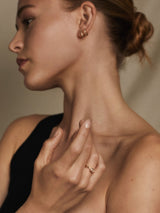 Affinity 18K Gold, Whitegold or Rosegold Ring w. Lab-Grown Diamond