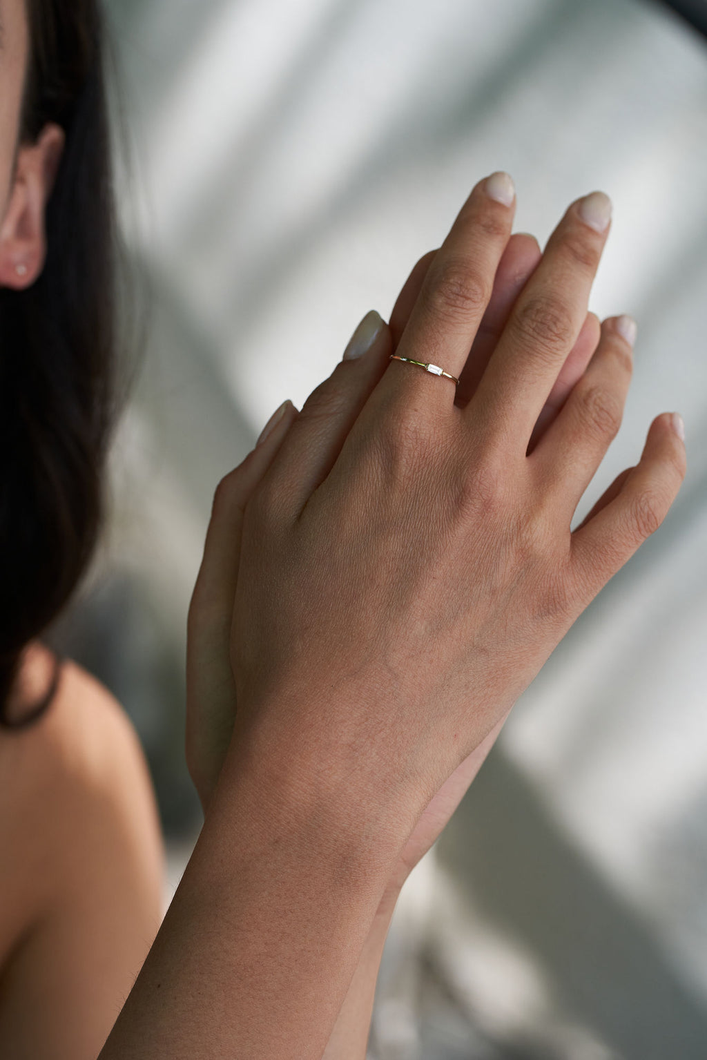 Baguette Diamant 14K Guld Ring