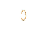 Beaded 14K Gold Ear Cuff