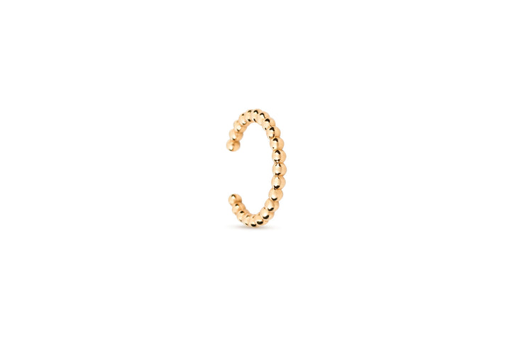 Beaded 14K Guld Ear Cuff