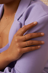 Beaded 14K Guld Ring