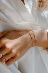 Black Diamond 14K Gold Bracelet