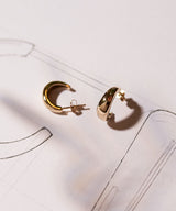 Curvy 14K Gold Hoops