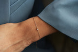 Diamant 14K Weißgoldarmband