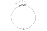 Diamant 14K Weißgoldarmband