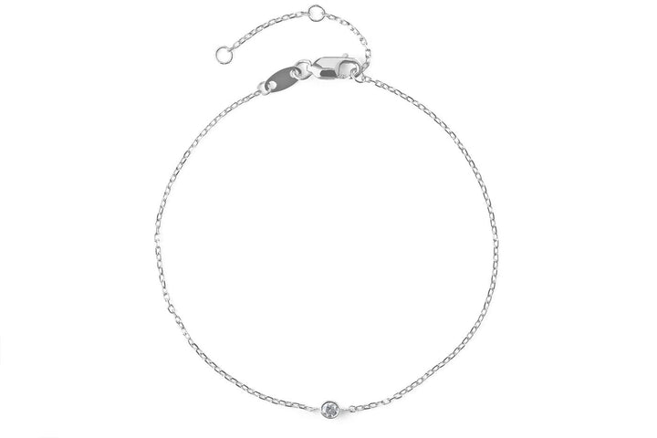Diamant 14K Hvidguld Armbånd