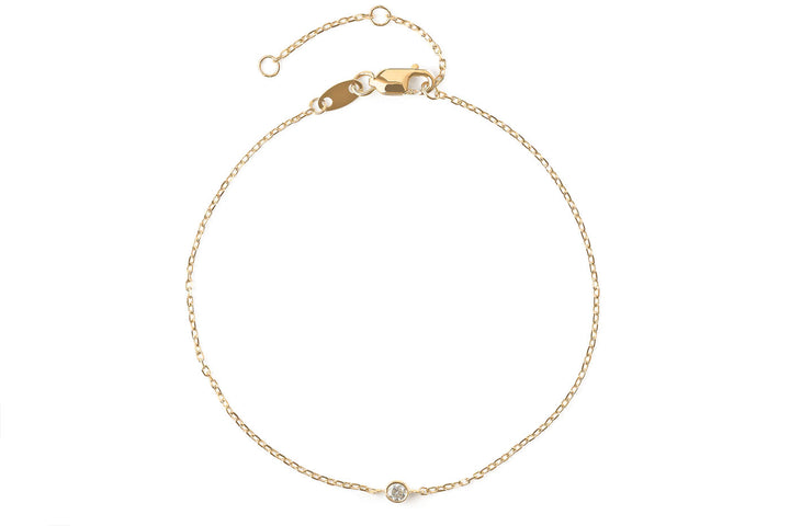 Diamant 14K Goldarmband