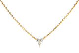 Diamant Trinity 14K Guld Halskæde