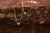Diamond Trinity 14K Gold Bracelet