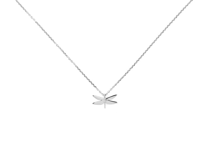 Dragonfly 14K Whitegold Pendant