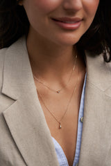 Drop 14K Gold Necklace