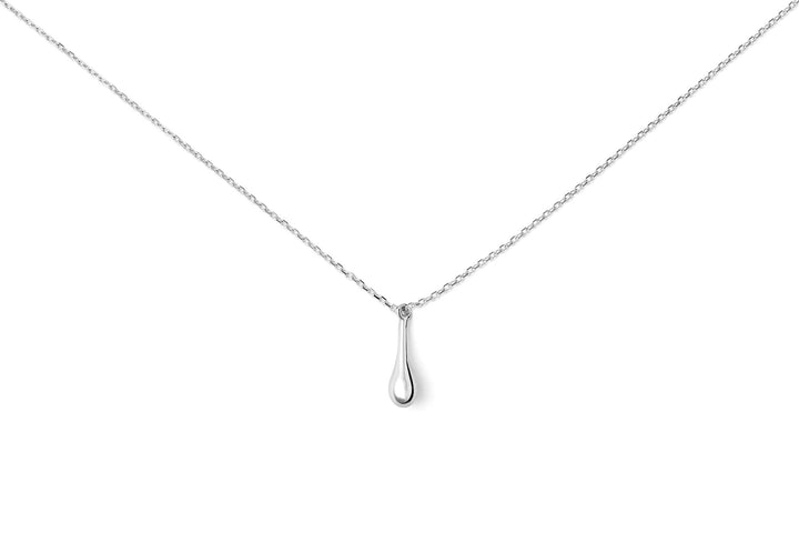 Drop 14K Whitegold Necklace
