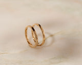 Facette 14K Gold Stapelring